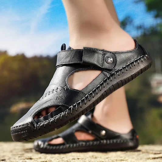 MEN'S CASUAL LEATHER SANDALS