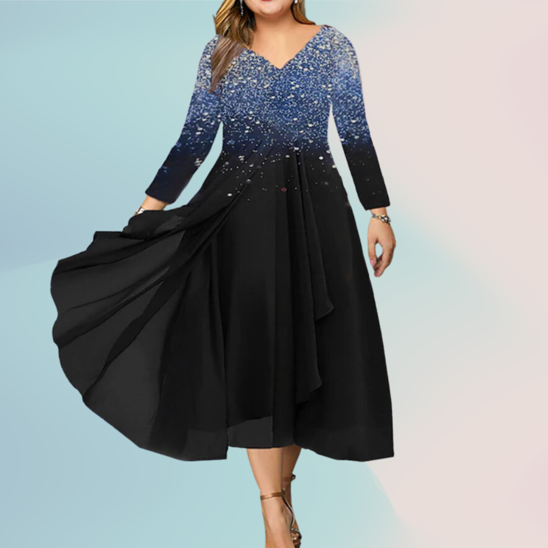 PLUS SIZE POLISHED POWER DRESS