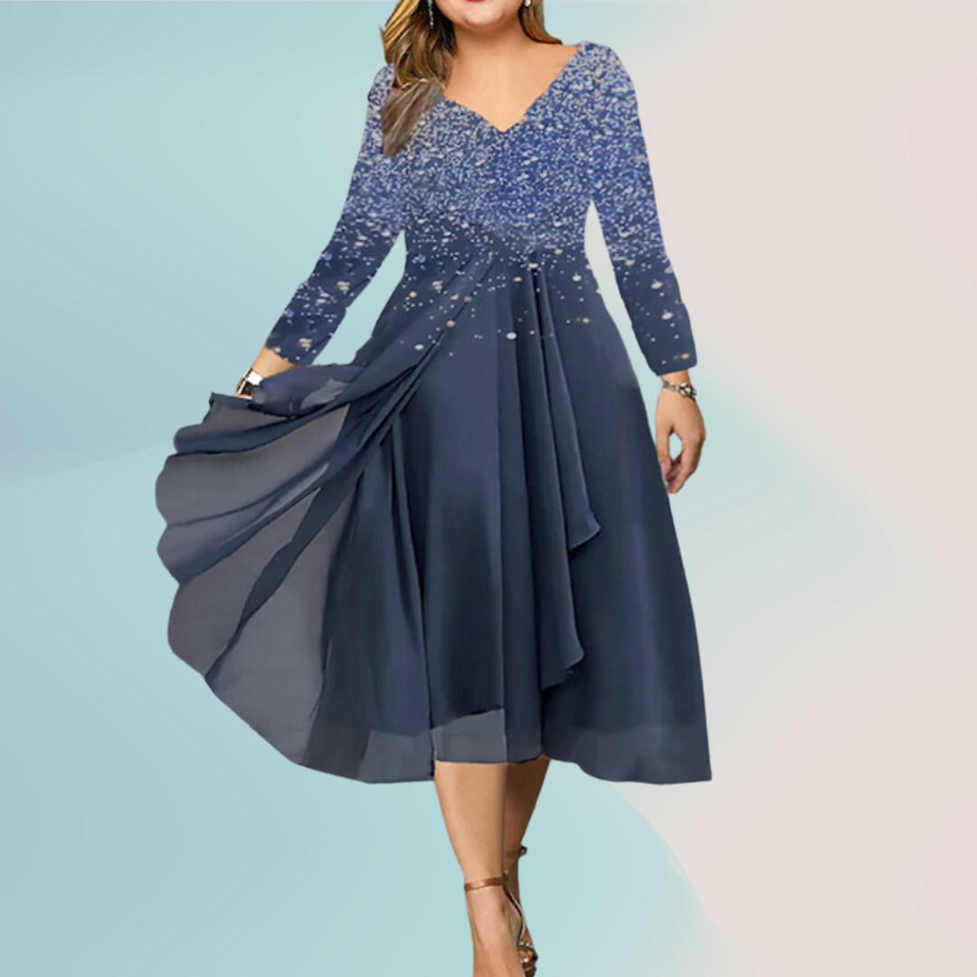 PLUS SIZE POLISHED POWER DRESS