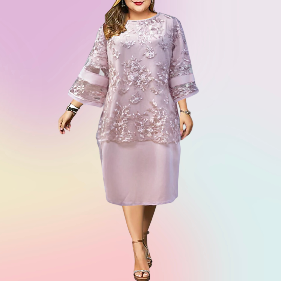 PLUS SIZE TIMELESS LUXE DRESS