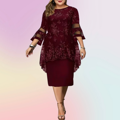 PLUS SIZE TIMELESS LUXE DRESS