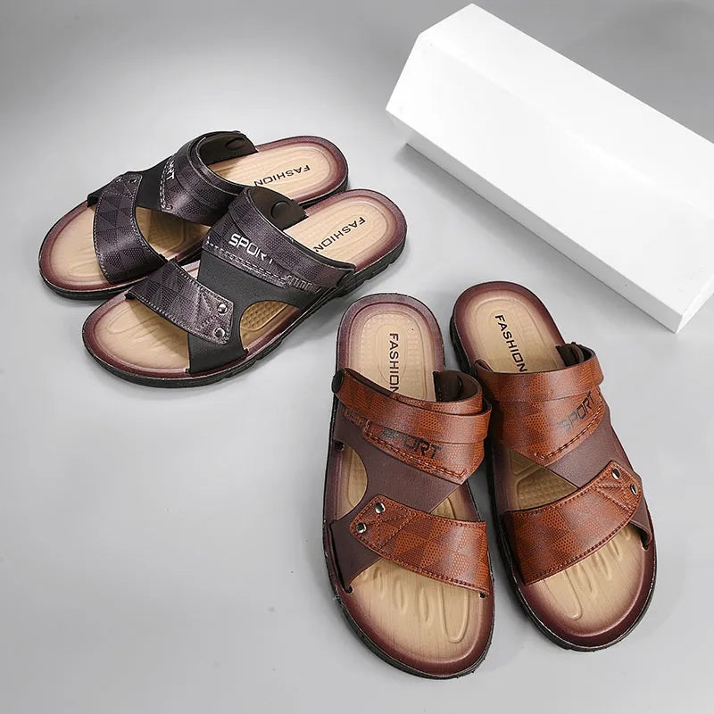 MEN'S LEATHER SANDALS