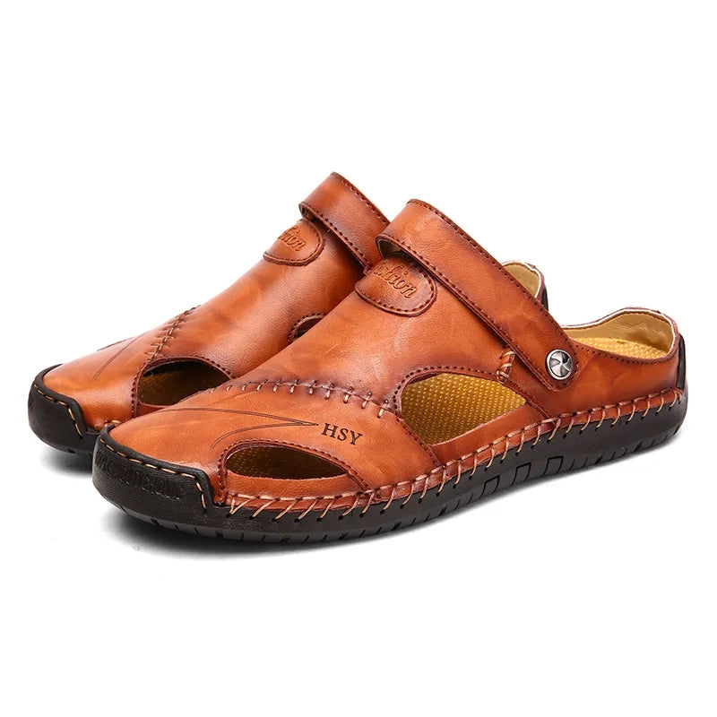 MEN'S CASUAL LEATHER SANDALS