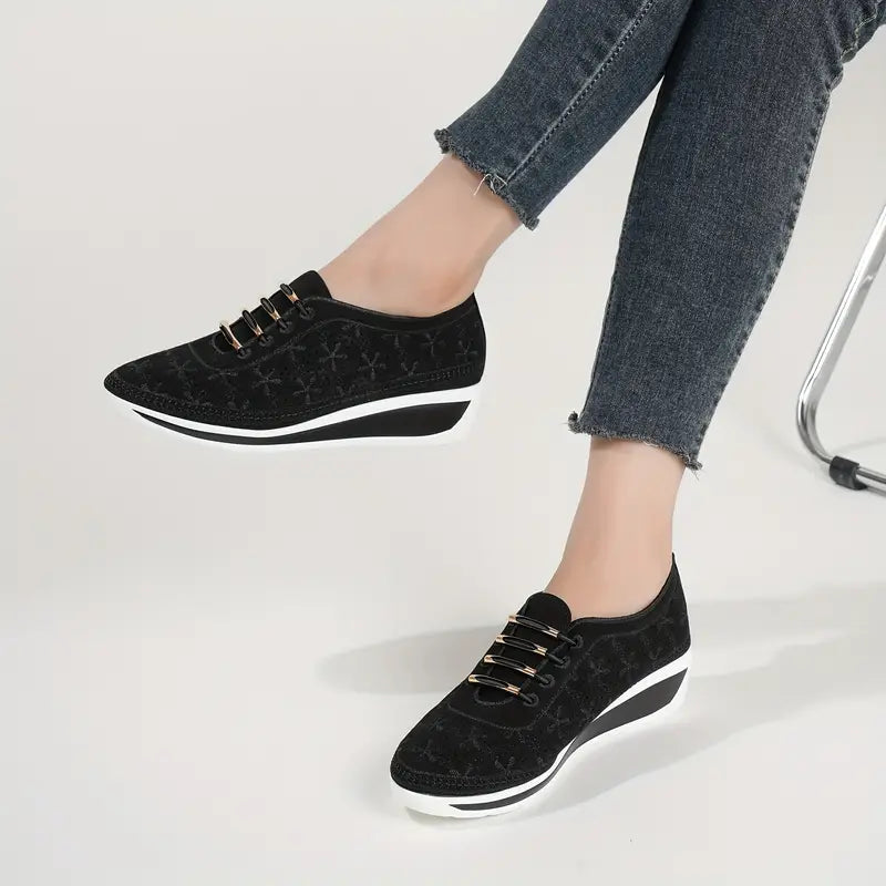 LAYLA™ CASUAL LOW TOP WEDGE ORTHOPEDIC SNEAKERS