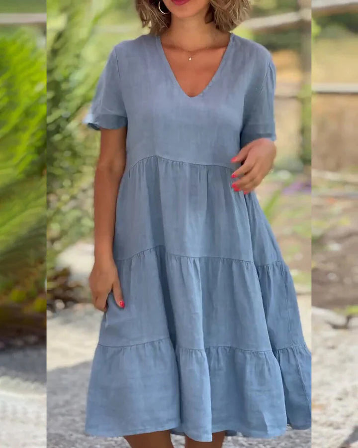 VIRELLA™ COTTON LINEN DRESS