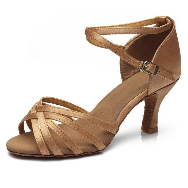 WOMEN'S LATIN BALLROOM DANCE SANDALS