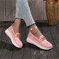 ANNABEL™ WOVEN BREATHABLE ORTHOPEDIC WEDGE SNEAKERS