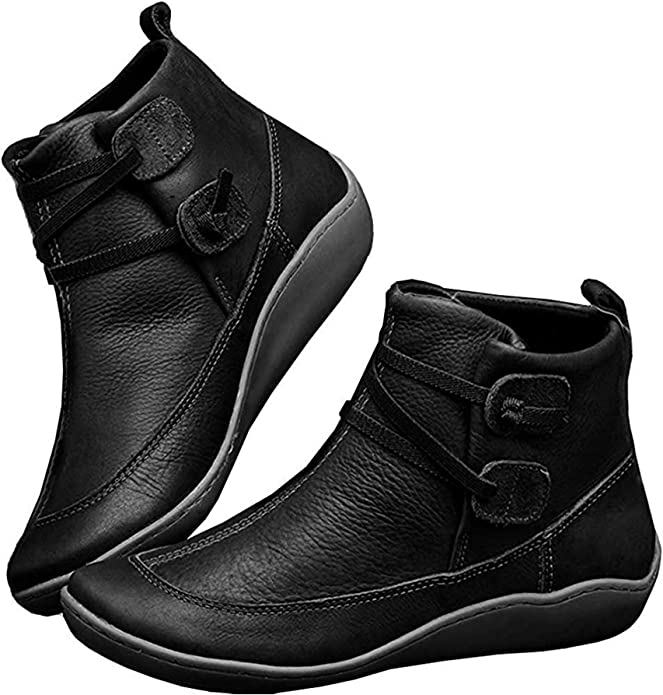 PREMIUM SOFT UNISEX ORTHO VEGAN LEATHER BOOTS