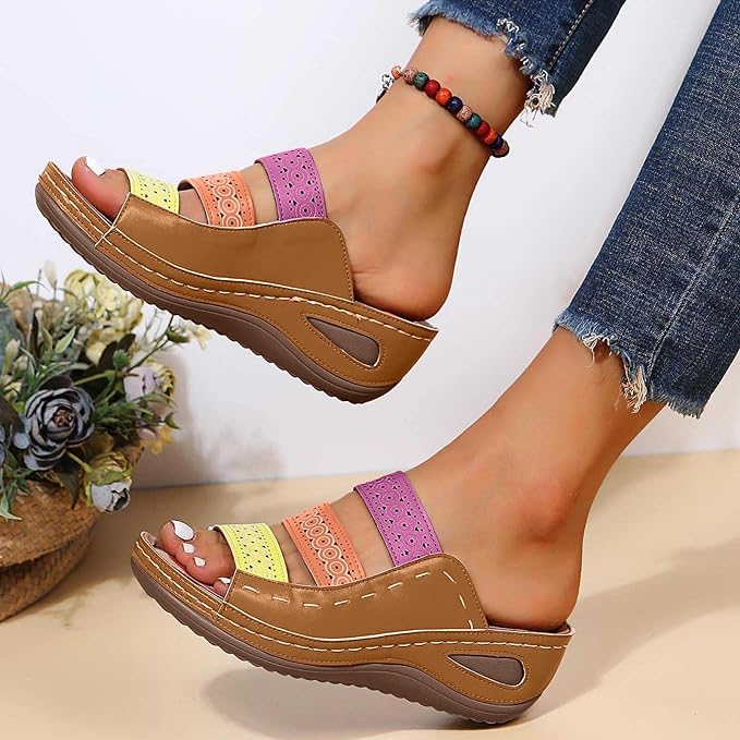 WOMEN'S CASUAL WEDGE PLATFORM SANDALS