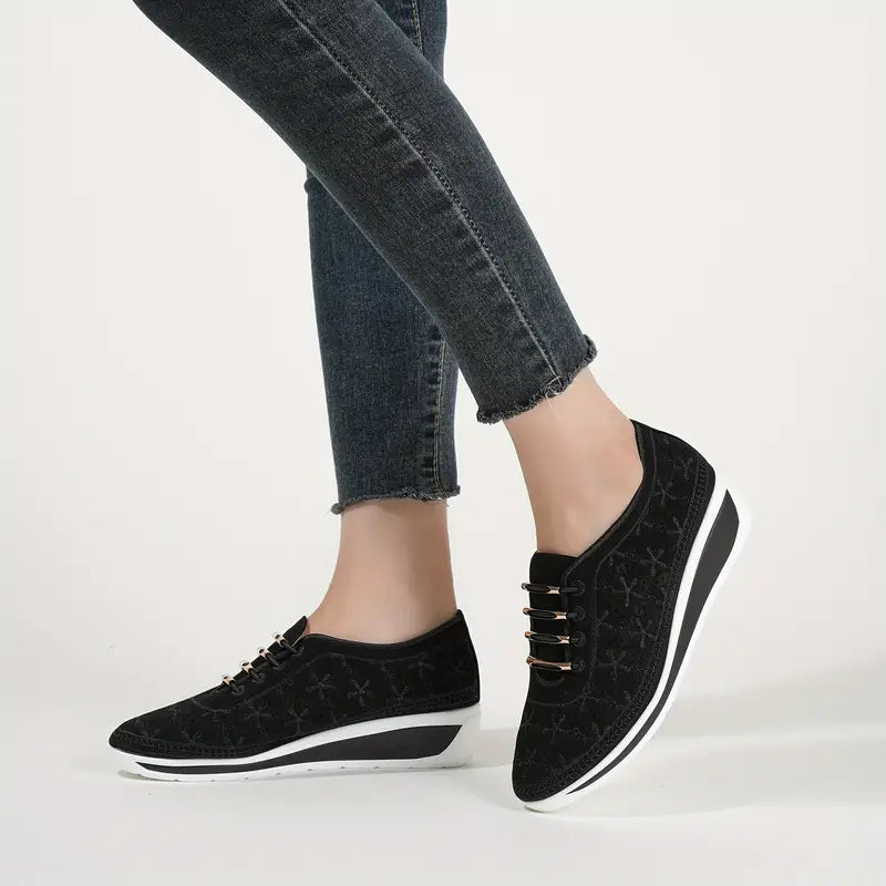 LAYLA™ CASUAL LOW TOP WEDGE ORTHOPEDIC SNEAKERS