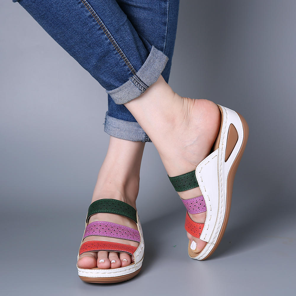 WOMEN'S CASUAL WEDGE PLATFORM SANDALS