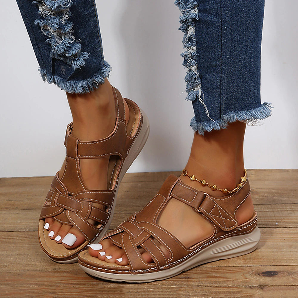 WOMEN'S ROMAN™ ORTHOPEDIC LEATHER SANDALS