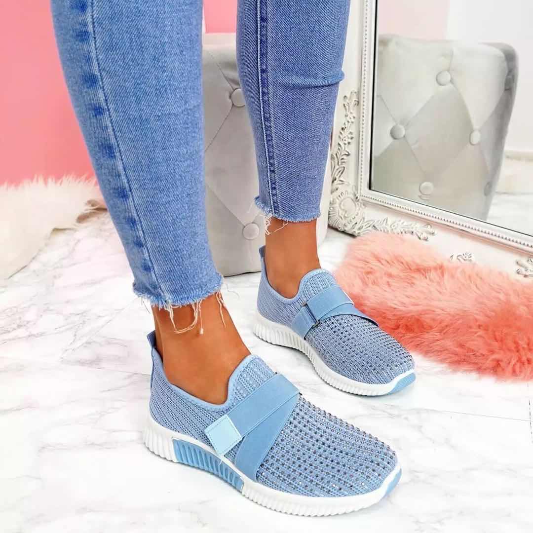 BREATHABLE AND LIGHT CRYSTAL SNEAKERS - AUS BEST SELLER